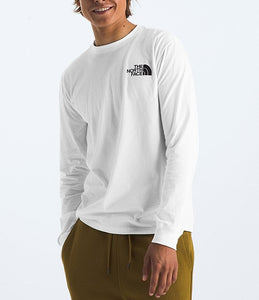 The North Face Men’s Box NSE LS Tee in White