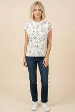 Load image into Gallery viewer, Somehow Floral Textured Sleeveless Knit Top