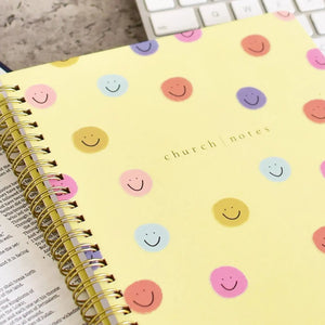 Church Notes Smiley Notebook