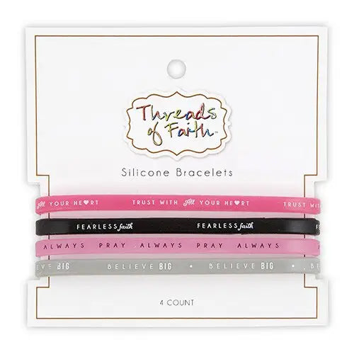 Fearless Silicone Bracelet Set