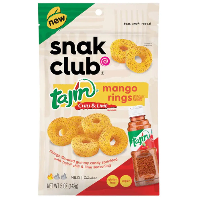 Snak Club Tajin Mango Rings