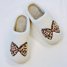 Load image into Gallery viewer, Emily Bow Cozy Lounge Slippers