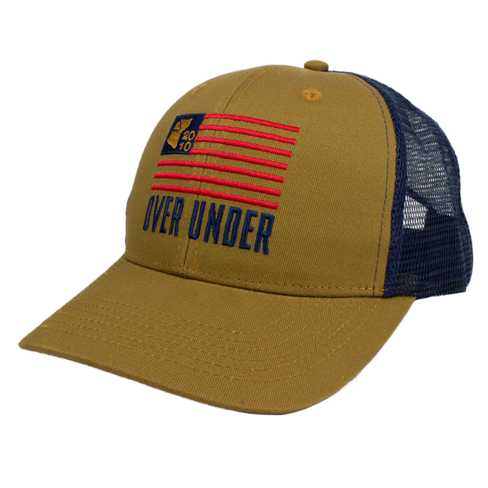 Over Under Lab Flag Mesh Back Hat