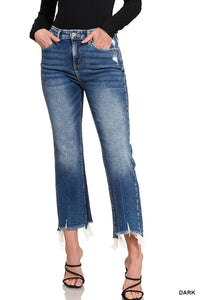 Way Down Deep Crop Flare Jeans