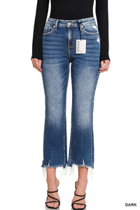 Way Down Deep Crop Flare Jeans