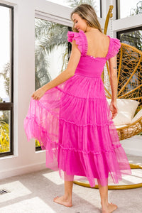 Check Yes Juliet Tiered Dress