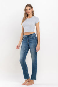 A New Woman High Rise Straight Leg Jeans