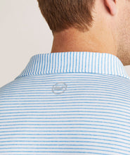 Load image into Gallery viewer, Vineyard Vines Bradley Stripe Sankaty Polo in Ocean Breeze Tejeda