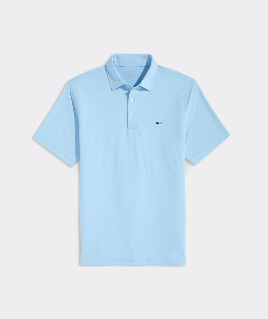 Vineyard Vines Solid Sankaty Polo in Jake Blue