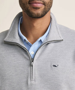 Vineyard Vines Saltwater Quarter Zip in Granite