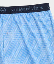 Load image into Gallery viewer, Vineyard Vines Sankaty Boxers in Puzzle Whale J Blue