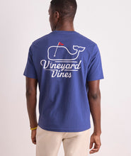 Load image into Gallery viewer, Vineyard Vines Golf Flag Short Sleeve Tee in Moonshine