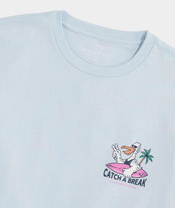 Vineyard Vines Catch a Break Short Sleeve Tee in Pale Sky