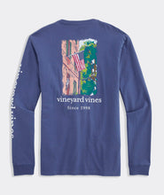 Load image into Gallery viewer, Vineyard Vines Charleston Alley Flag LS Tee
