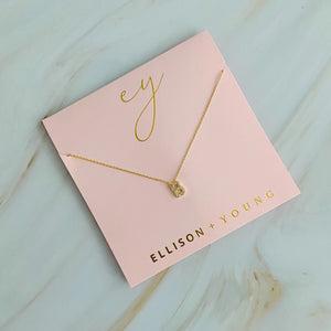 Understated Beauty Gold Initial Necklace