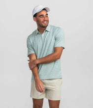 Load image into Gallery viewer, Southern Shirt Co. Men&#39;s Madison Stripe Polo Evergreen