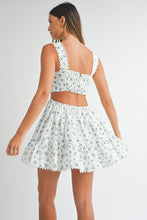 Load image into Gallery viewer, We Spend Our Lives Tiered Cut Out Mini Dress Blue