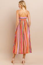 Load image into Gallery viewer, I Came to Dance Striped Midi Dress