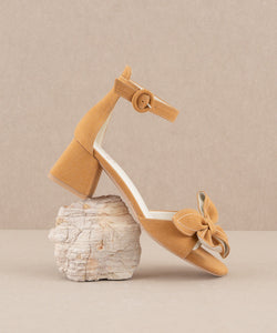 Made For Fun Bow Heels Tan