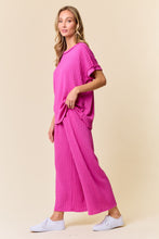 Load image into Gallery viewer, Boho Breeze Pant Set Magenta