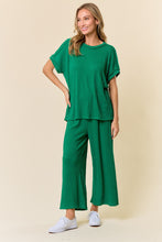 Load image into Gallery viewer, Boho Breeze Pant Set Kelly Green