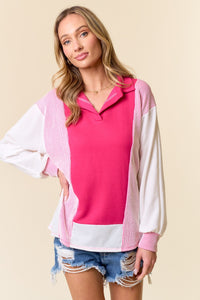 Golden Hour Sweatshirt Fuchsia