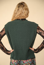 Load image into Gallery viewer, Shadow in the Sun Sweater Vest Top in Forest