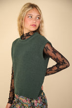 Load image into Gallery viewer, Shadow in the Sun Sweater Vest Top in Forest