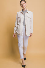 Load image into Gallery viewer, Fall Breeze Corduroy Reversible Shacket Cream