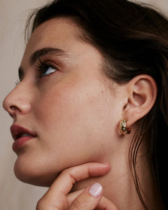 Bryan Anthonys To The Moon & Back Hoop Earrings in Gold