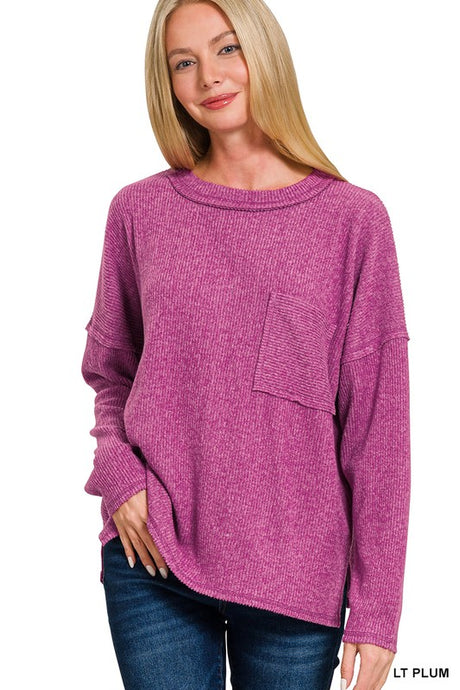 By Your Grace Sweater Lt Plum