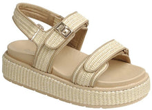Load image into Gallery viewer, Spring into Summer Raffia Platform Sandals