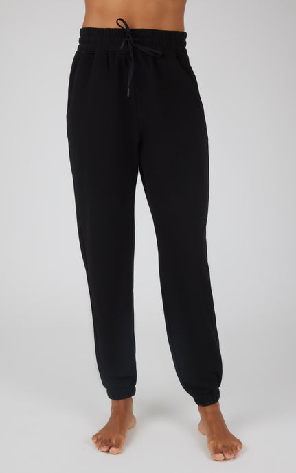 Number One Girl Butter Joggers in Black