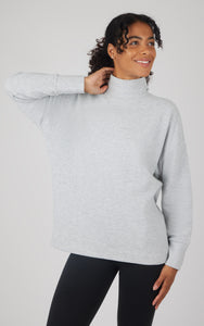 Indifferent Pullover Tunic in Heather Grey