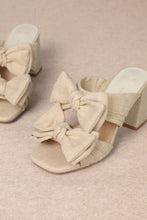 Load image into Gallery viewer, Young Wild &amp; Free Double Bow Strap Heels