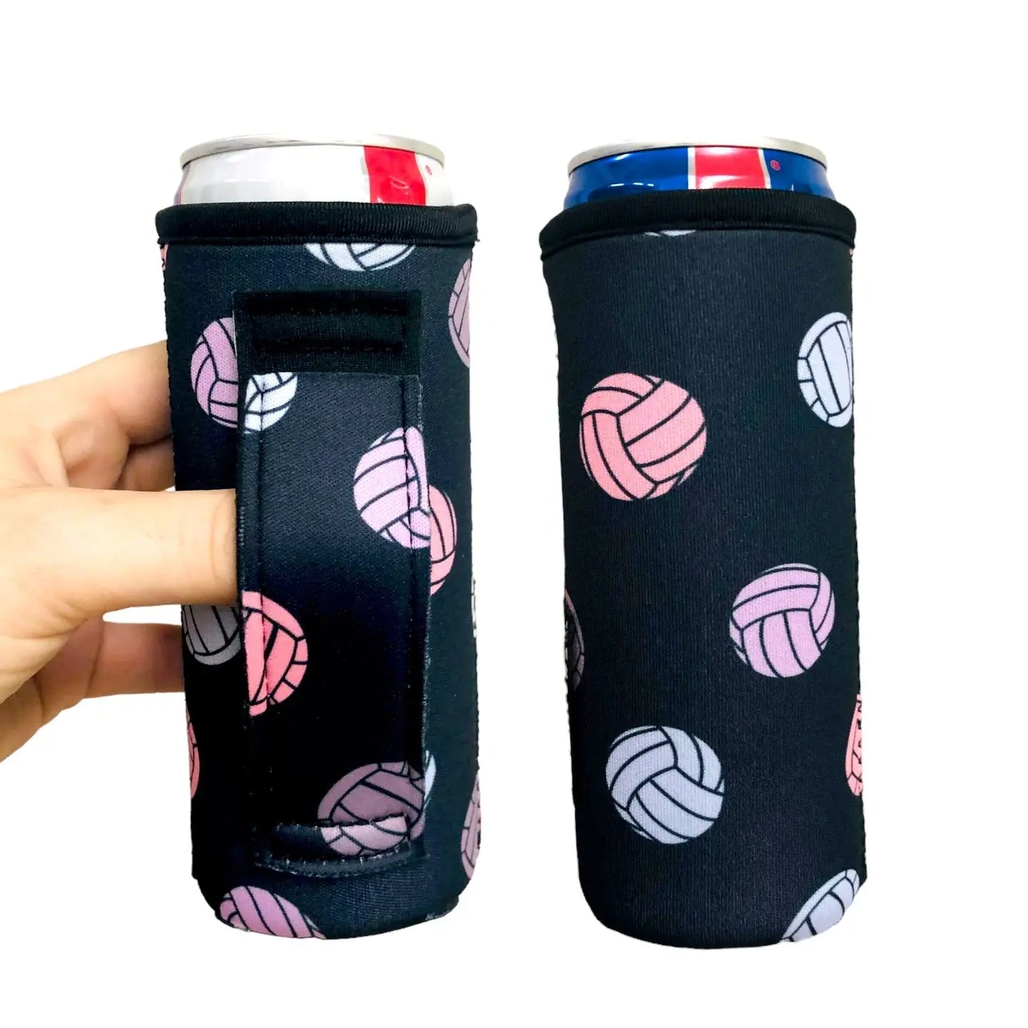 Volleyball Stars 12oz Slim Can Handler