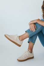 Load image into Gallery viewer, Making Beautiful Mistakes Lace Sneakers in Beige