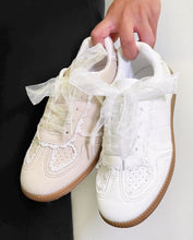 Load image into Gallery viewer, Making Beautiful Mistakes Lace Sneakers in White