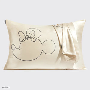 Kitsch & Mickey and Minnie Mrs. Mouse Standard Satin Pillowcase