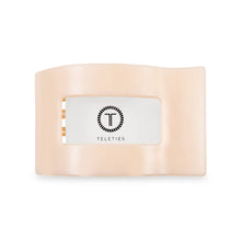 Load image into Gallery viewer, Teleties Medium Flat Rectangle Clip Almond Beige