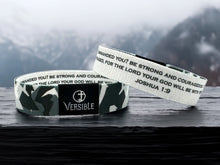 Load image into Gallery viewer, Versible Stone Camo Bible Verse Wristband