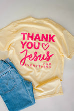 Load image into Gallery viewer, Thank You Jesus SS Tee