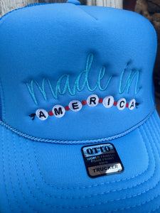 America Friendship Bracelet Foam Trucker Hat