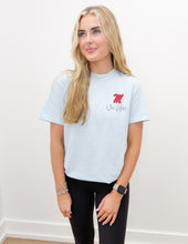 Load image into Gallery viewer, Ole Miss Rebels Campus Drawing Script in Chambray