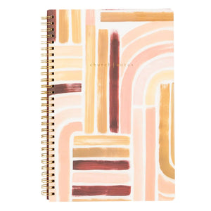 Church Notes Sunset Stripe by 1canoe2 Notebook