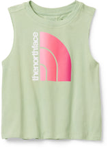 Load image into Gallery viewer, North Face Girls&#39; Tie-Back Tank Misty Sage