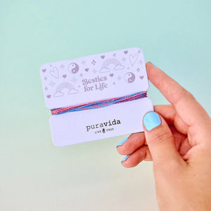 Puravida Besties for Life Bracelet Card