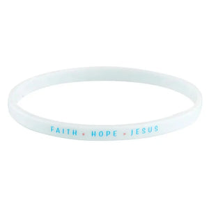 God is Faithful Silicone Bracelet Set