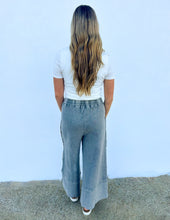 Load image into Gallery viewer, Cute &amp; Comfy Terry Knit Palazzo Pants in Ash