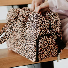Load image into Gallery viewer, Brown Leopard Overnight Bag